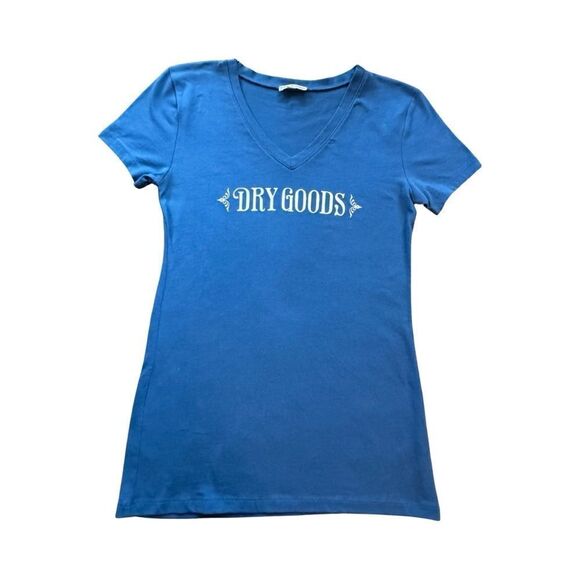 Zenana Outfitters Womans Small Graphic Blue Short Sleeve T-Shirt Size M - Picture 1 of 6